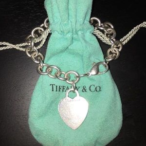 Tiffany heart tag bracelet