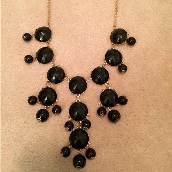 Black bubble necklace