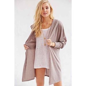 BDG Slouchy Hooded Cardigan