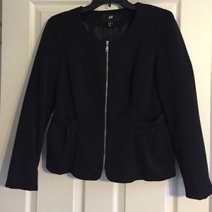Black suit jacket