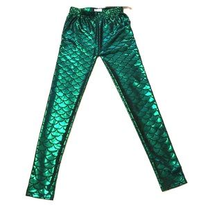 Emerald Green Mermaid Leggings
