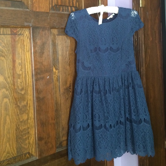 Blue Lace Dress