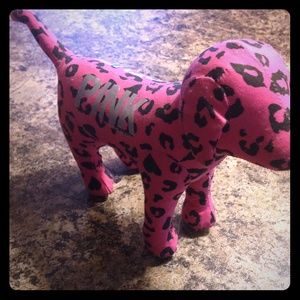 PINK VS small dog