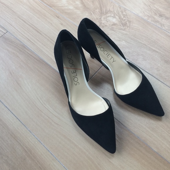 Sole Society Black Heels