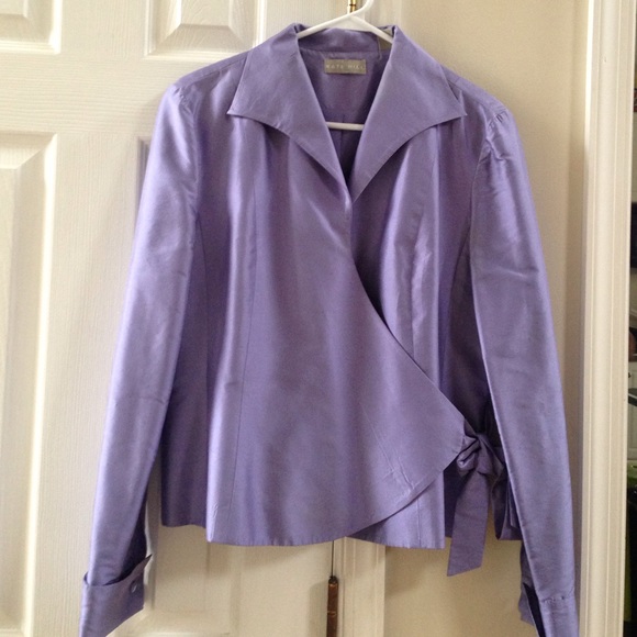 Kate Hill periwinkle top
