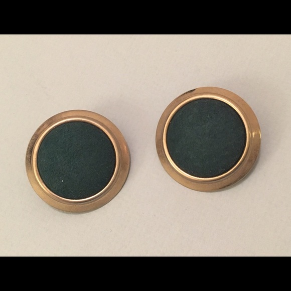 Fancy Gold /Green earrings