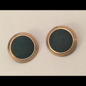 Fancy Gold /Green earrings