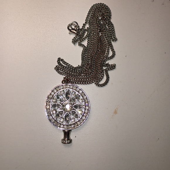 silver necklace