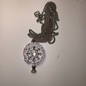 silver necklace