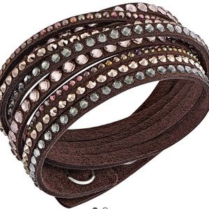 New Swarovski Slake Brown Deluxe Bracelet