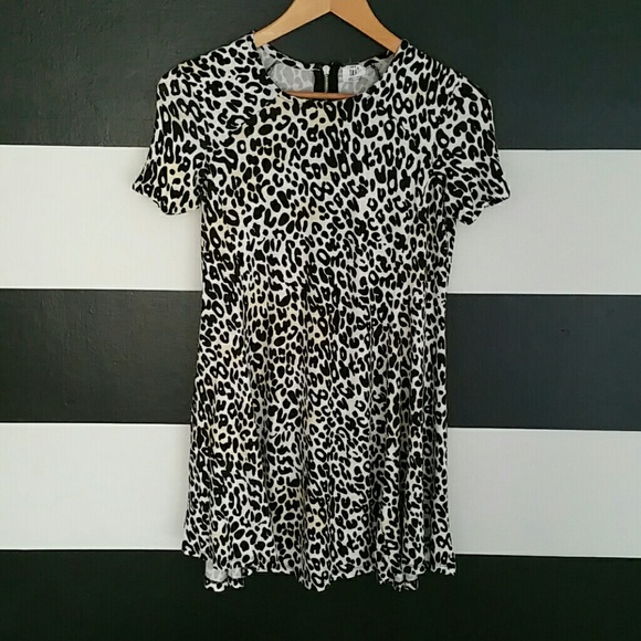 4/$30 ZARA TRF Leopard Mini Dress - Picture 1 of 4