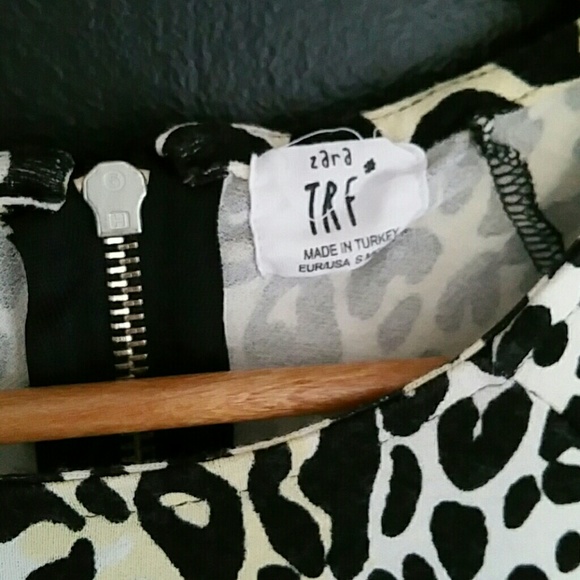 4/$30 ZARA TRF Leopard Mini Dress - Picture 3 of 4