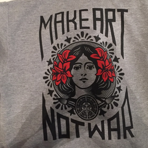 Make Art Not War Hoodie