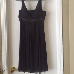 Deep purple jessica Howard dress Size 12 Worn once