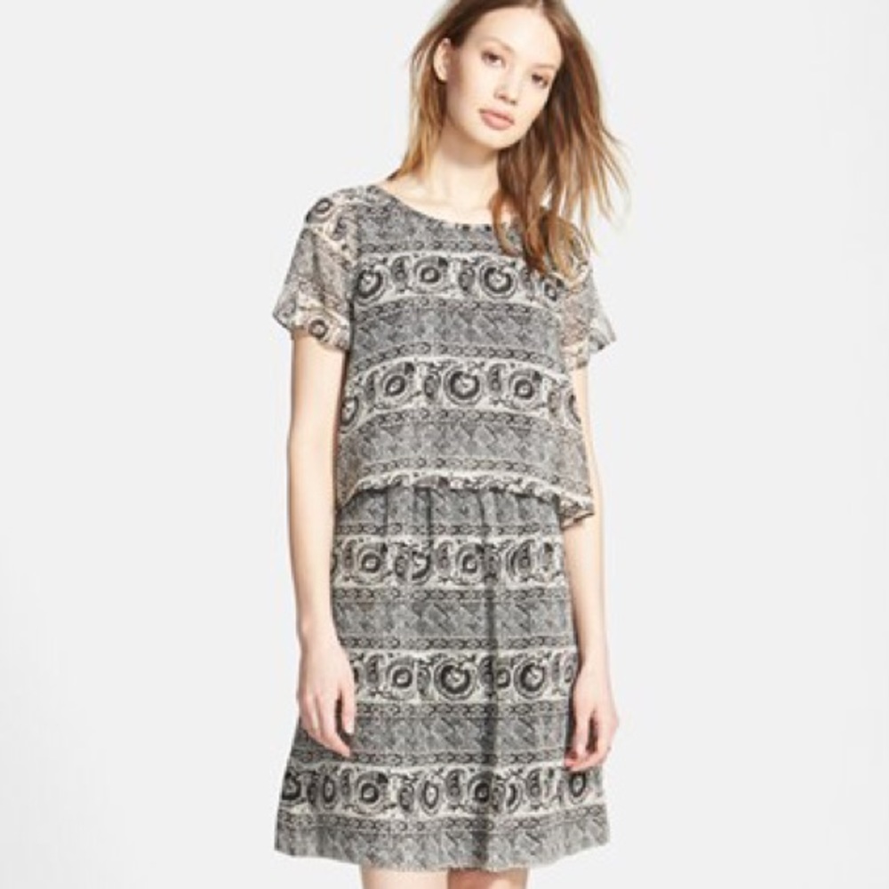 Madewell Silk Paisley Dress