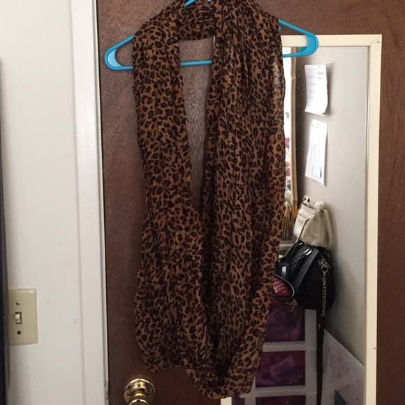 Cheetah print scarf