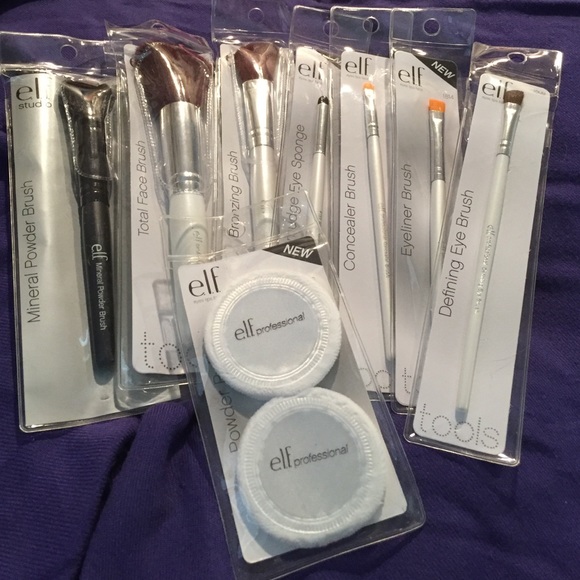 ELF makeup brushes