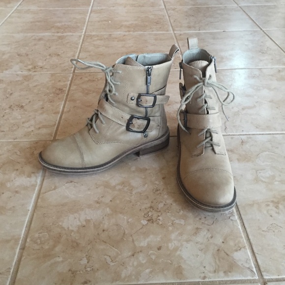 Lucky brand combat boots