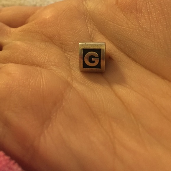 Pandora charm initial "G"
