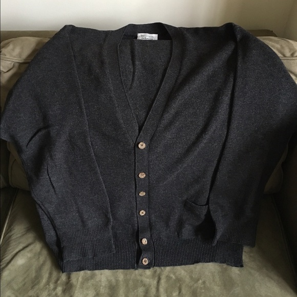 Men's wool cardigan.  Made in Italy.  Benetton