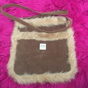 Ugg strap across bag
