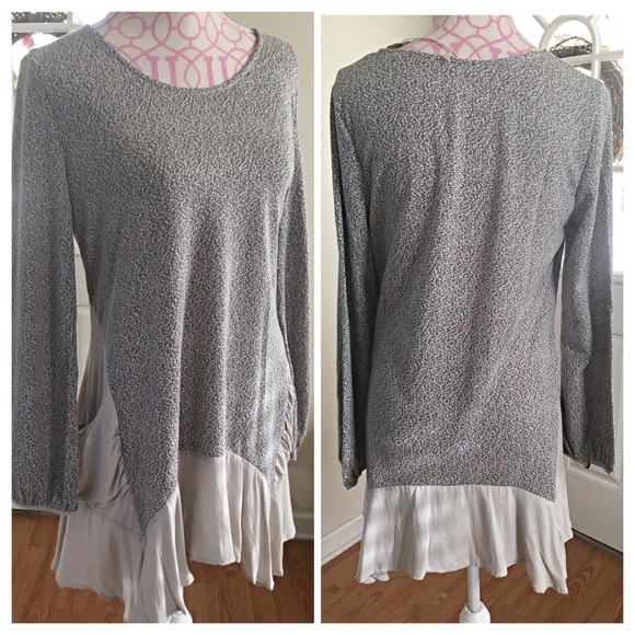 NEW CONTRAST SWEATER TUNIC - Picture 4 of 4