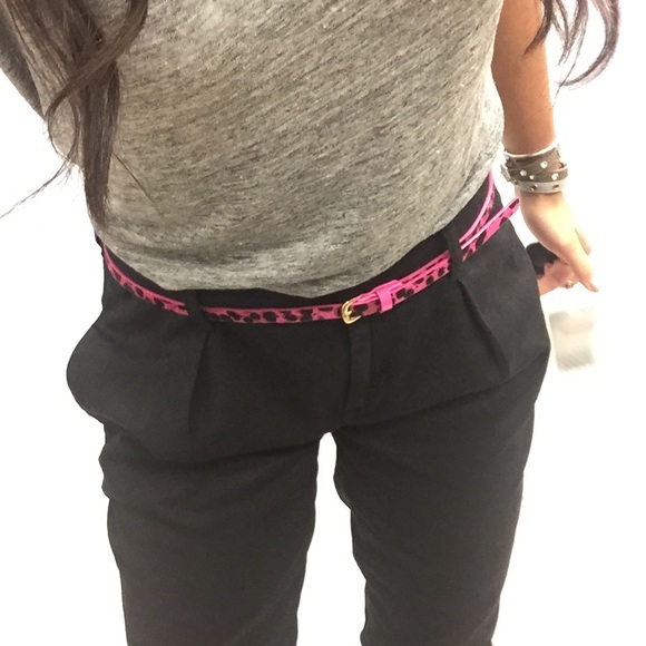 Pink Cheetah Leopard Belt Small - Picture 1 of 4