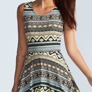 Brand New Geo Scoop Dress