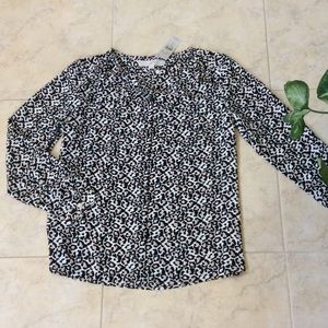 Loft Leopard Blouse