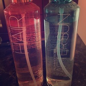 VS after sun body spray and beach wave hair spray