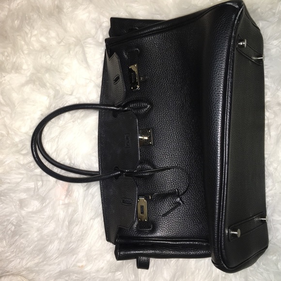 H Brand Genuine Leather Tote Satchel