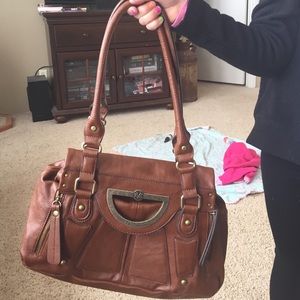 Kathy Van Zeeland brown purse