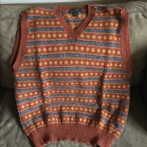 Men's J.Crew sweater vest.  Large