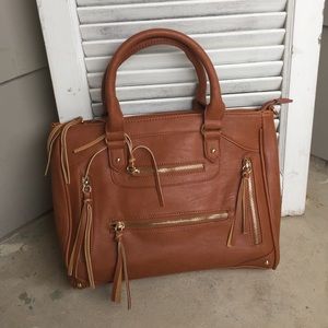 Brown Faux Leather bag