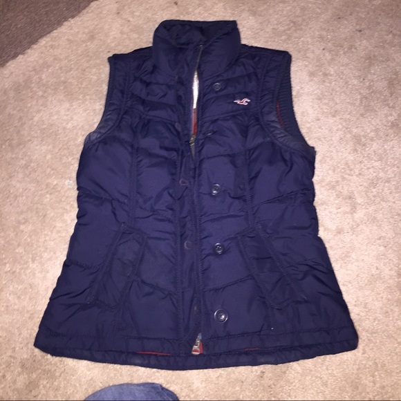 Navy blue vest