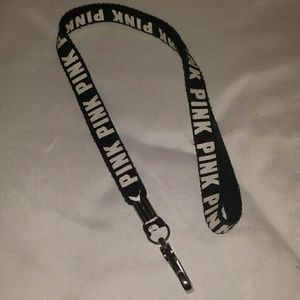 Pink lanyard