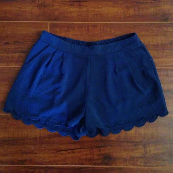 Blue shorts