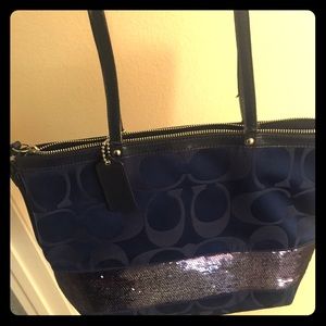 Additional photos Coach blue sequin bag