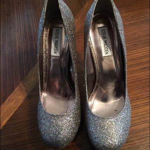 Steve Madden glitter heels