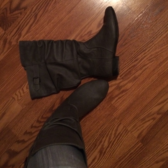 Lower East Side gray boots