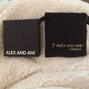 Alex and ani box and jewelry bag