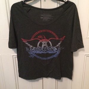 Aerosmith crop t