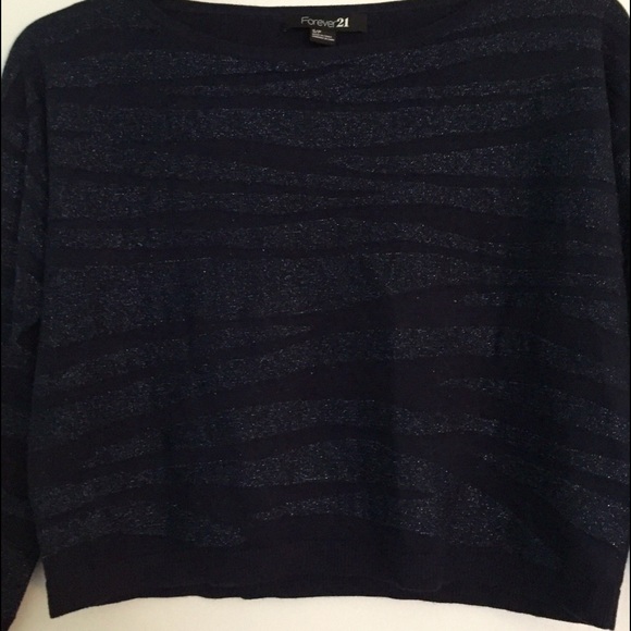 Blue crop top - Picture 2 of 2