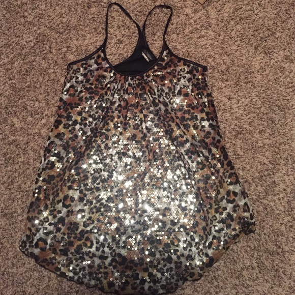 Leopard tank top