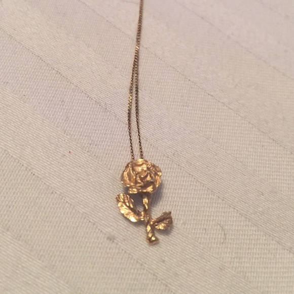 Beautiful gold necklace