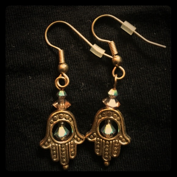 Stunning Hamsa Earrings
