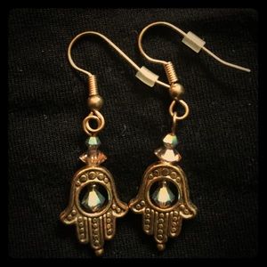 Stunning Hamsa Earrings