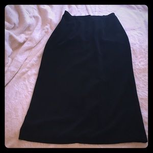 Long black skirt