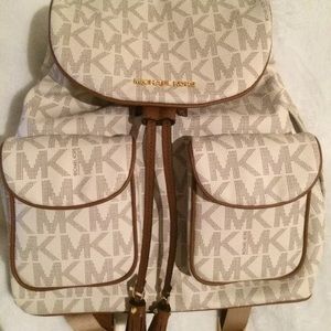Authentic Michael kors medium sized backpack