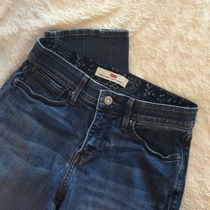 Levi's 525 blue jeans